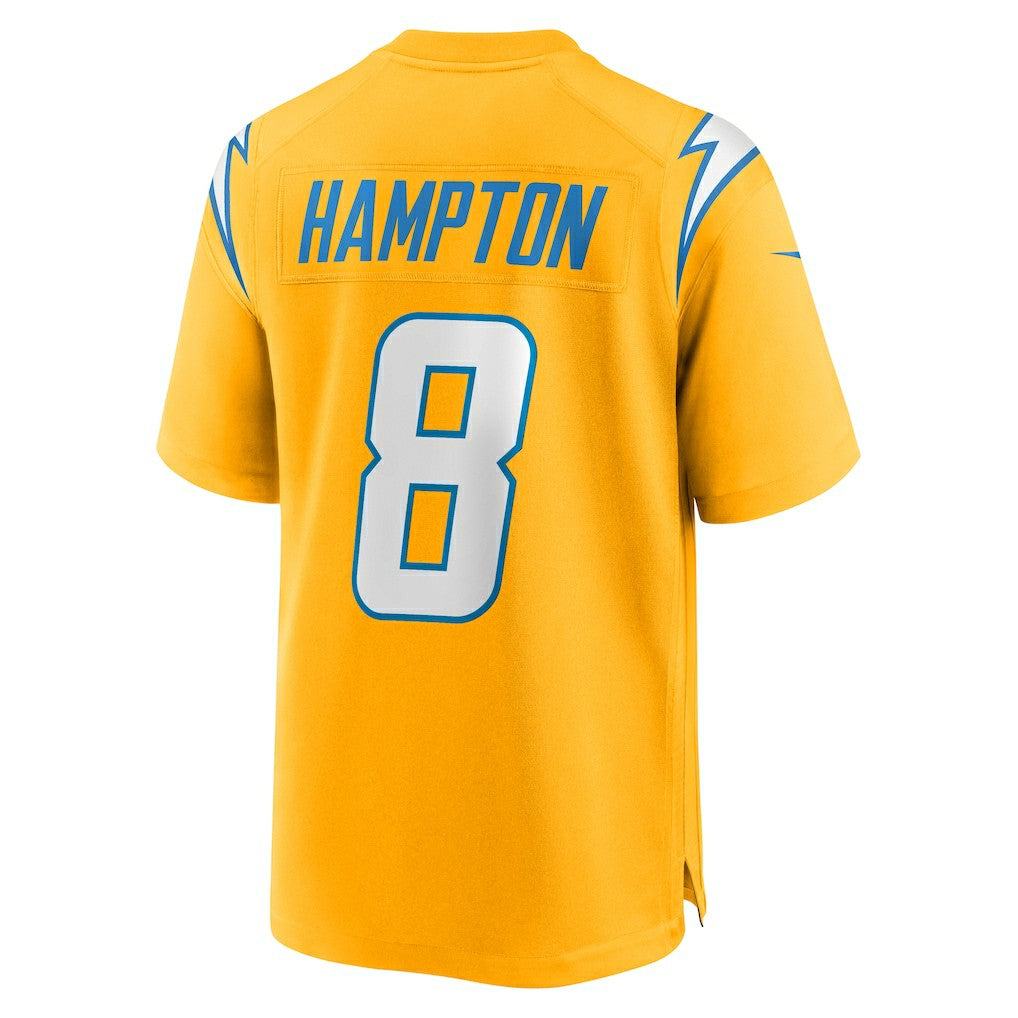 NFL Los Angeles Chargers Omarion Hampton  Alternate Charger Power Game Player Jersey
