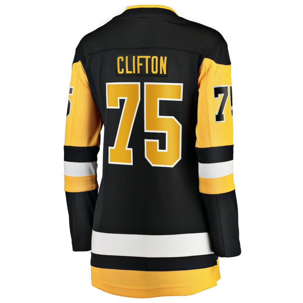 Connor Clifton Pittsburgh Penguins Fanatics Women's Home Breakaway Jersey