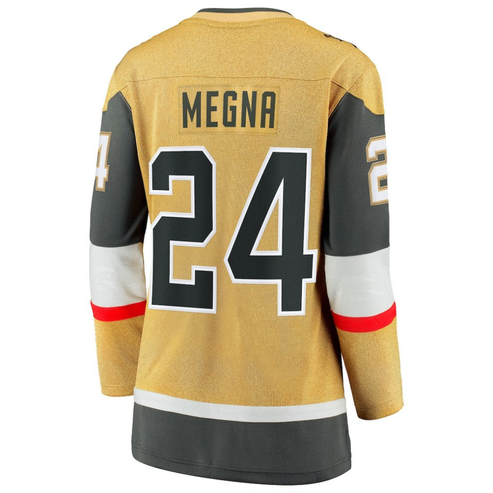 Jaycob Megna Vegas Golden Knights Fanatics Women's Home Breakaway Jersey
