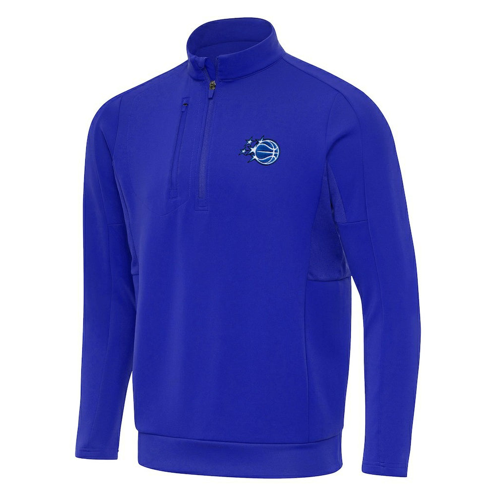 Orlando Magic Antigua New Logo Generation Quarter-Zip Pullover Top - Royal | New Era discount