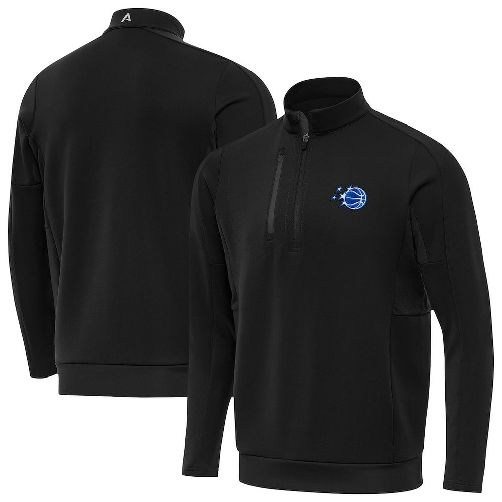 Orlando Magic Antigua New Logo Generation Quarter-Zip Pullover Top - Black | New Era online