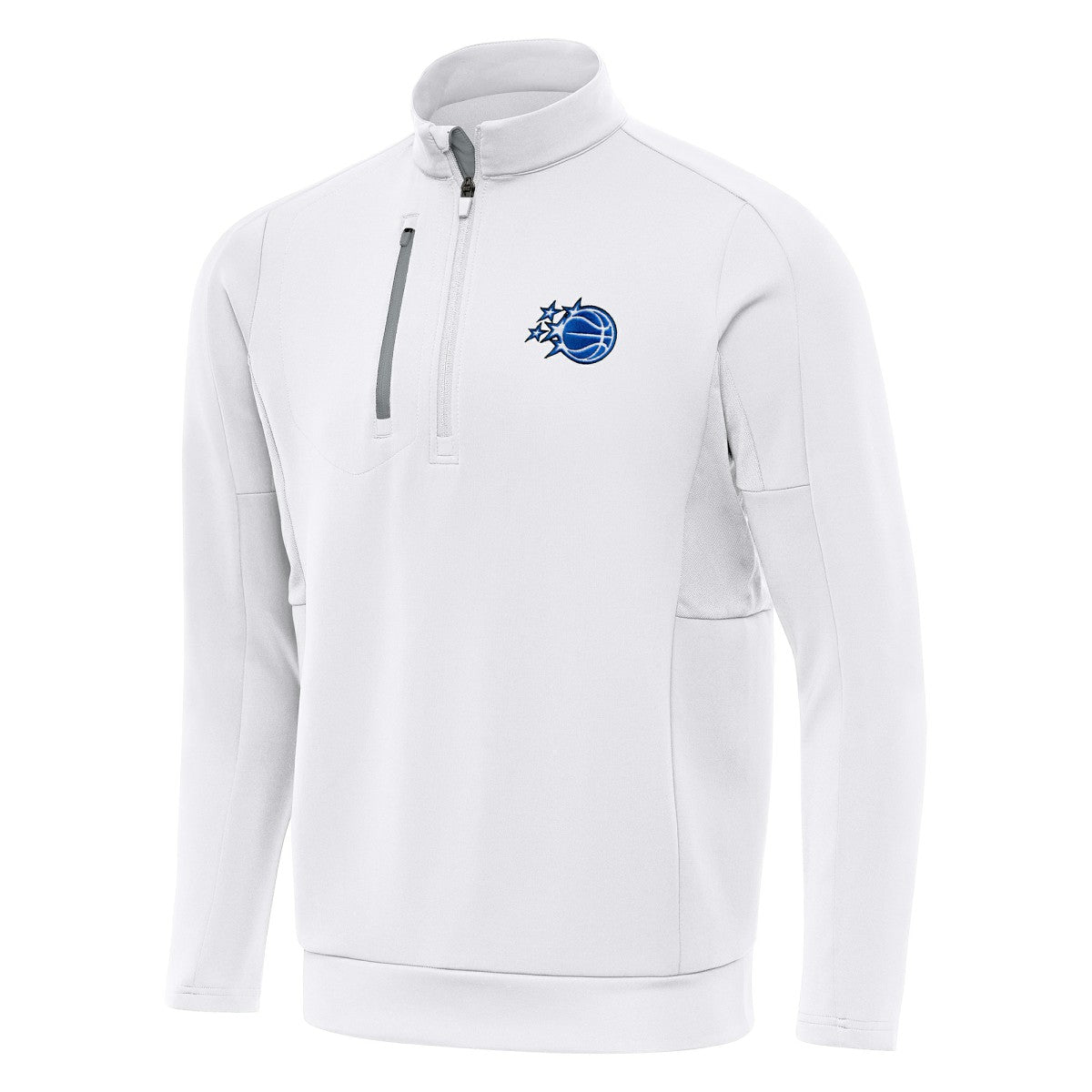 Orlando Magic Antigua New Logo Generation Quarter-Zip Pullover Top - White | New Era sale