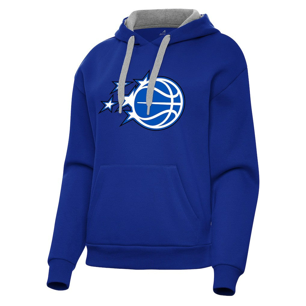 Orlando Magic Antigua Women's New Logo Victory Pullover Hoodie - Royal on sale