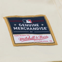 Cincinnati Reds Women's Boyfriend Raglan T-Shirt - Cream | Mitchell & Ness