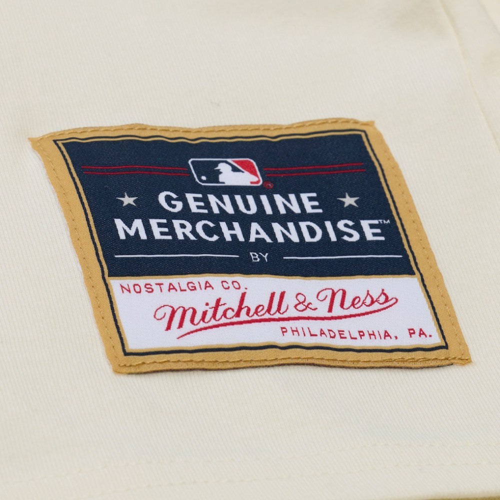 Boston Red Sox Women's Boyfriend Raglan T-Shirt - Cream | Mitchell & Ness