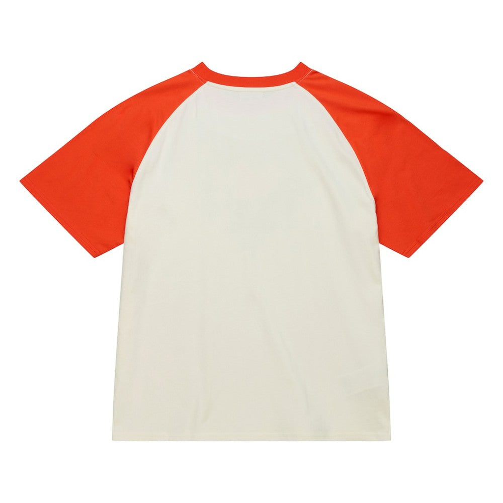 San Francisco Giants Women's Boyfriend Raglan T-Shirt - Cream | Mitchell & Ness