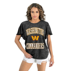 NFL Washington Commanders Gameday Couture Women's Relaxed Flutter Sleeve T-Shirt