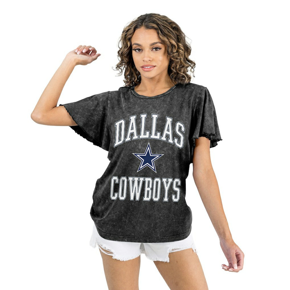 NFL Dallas Cowboys Gameday Couture Women's Relaxed Flutter Sleeve T-Shirt