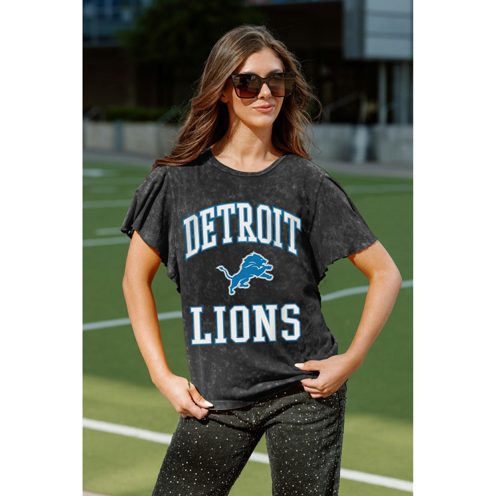 NFL Detroit Lions Gameday Couture Women's Relaxed Flutter Sleeve T-Shirt