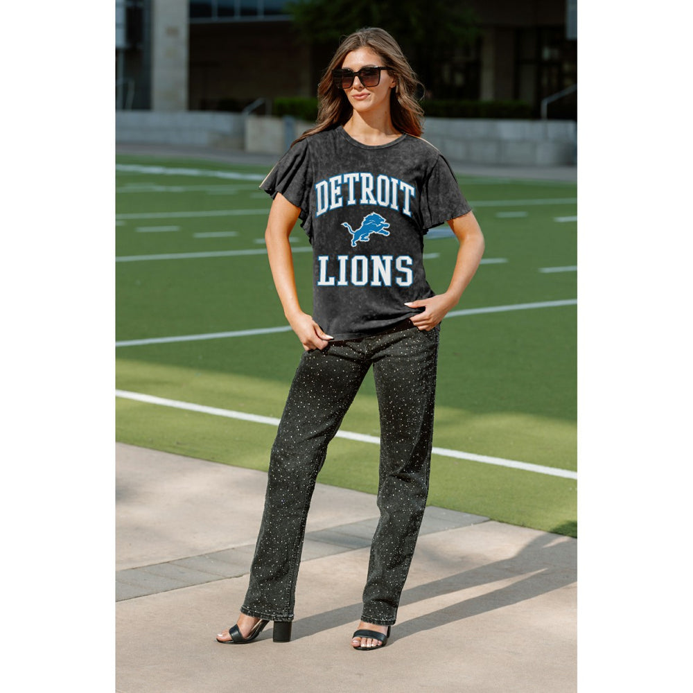 NFL Detroit Lions Gameday Couture Women's Relaxed Flutter Sleeve T-Shirt