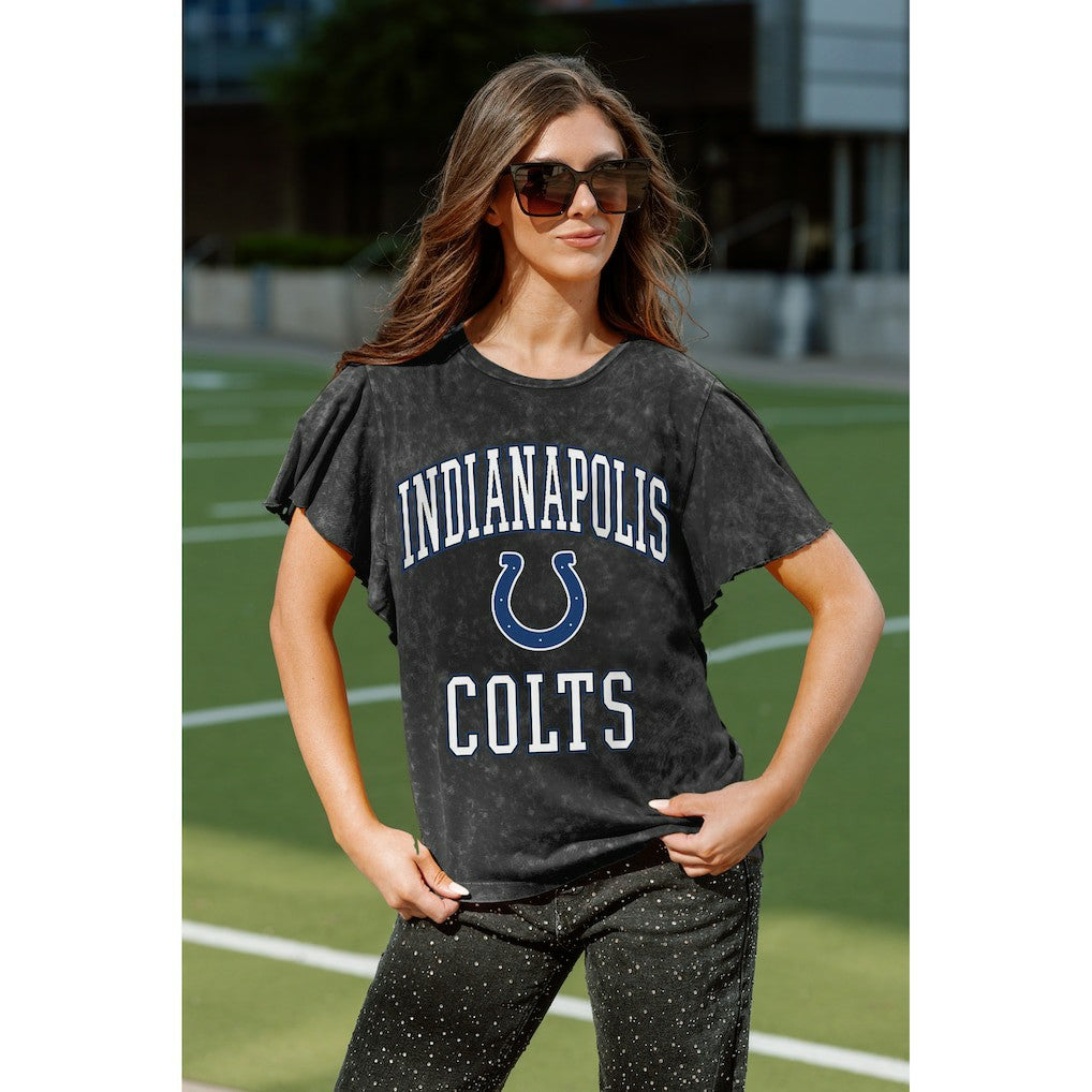 NFL Indianapolis Colts Gameday Couture Women's Relaxed Flutter Sleeve T-Shirt