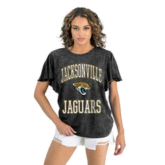 NFL Jacksonville Jaguars Gameday Couture Women's Relaxed Flutter Sleeve T-Shirt