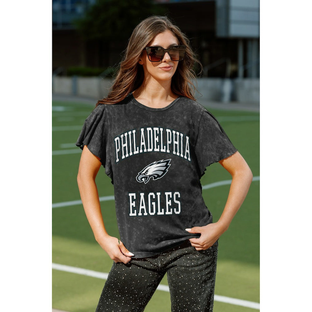 NFL Philadelphia Eagles Gameday Couture Women's Relaxed Flutter Sleeve T-Shirt