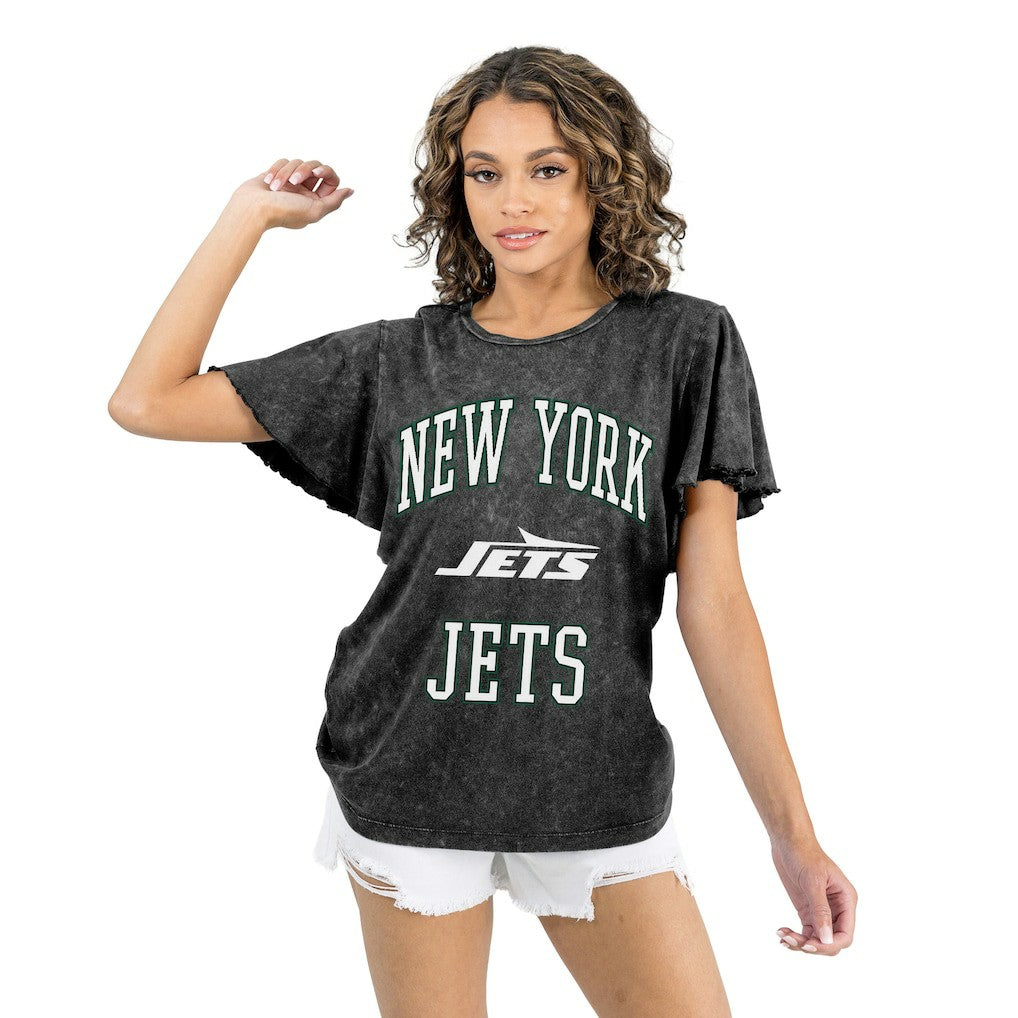 NFL New York Jets Gameday Couture Women's Relaxed Flutter Sleeve T-Shirt