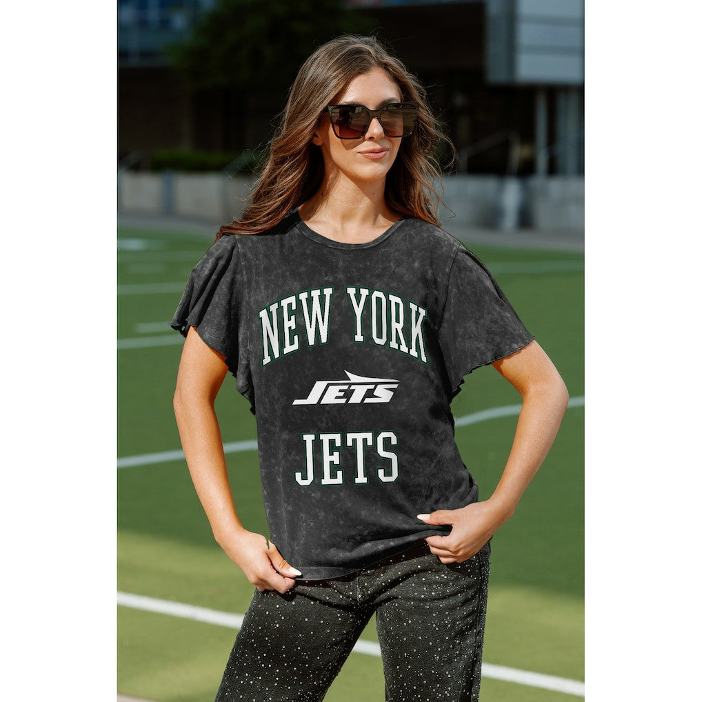 NFL New York Jets Gameday Couture Women's Relaxed Flutter Sleeve T-Shirt