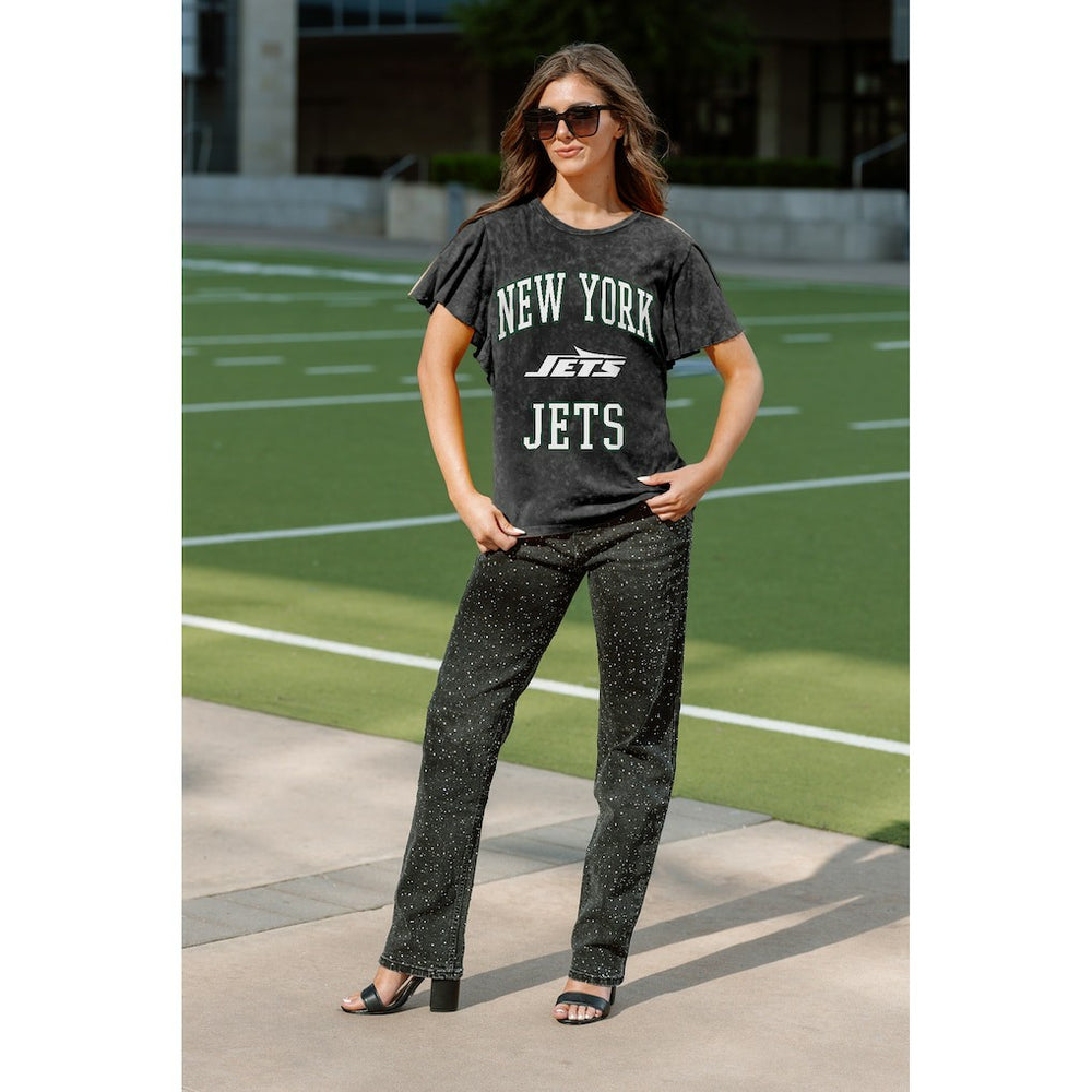 NFL New York Jets Gameday Couture Women's Relaxed Flutter Sleeve T-Shirt