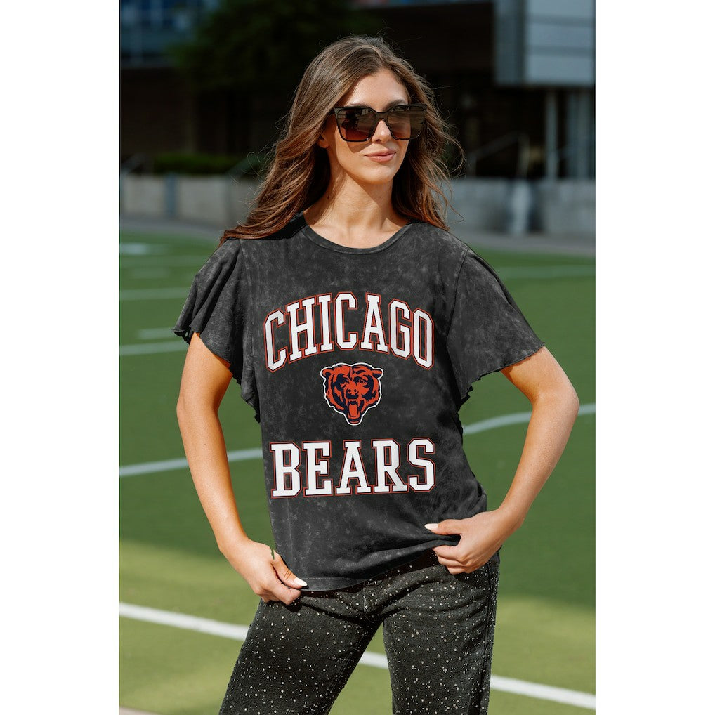 NFL Chicago Bears Gameday Couture Women's Relaxed Flutter Sleeve T-Shirt