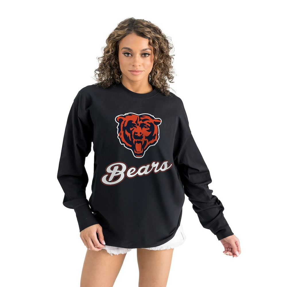 NFL Chicago Bears Gameday Couture Women's Oversized Long Sleeve T-Shirt