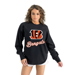 NFL Cincinnati Bengals Gameday Couture Women's Oversized Long Sleeve T-Shirt