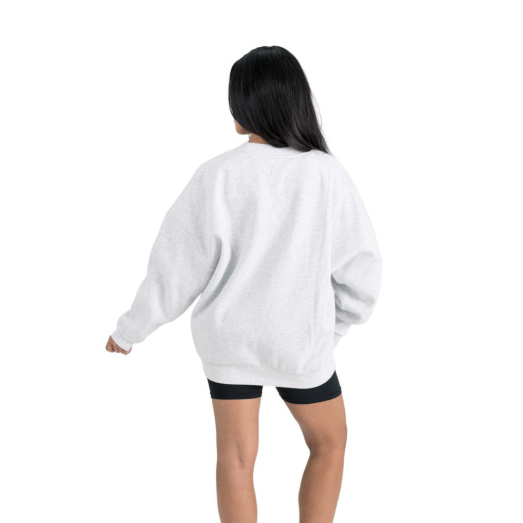 NFL Baltimore Ravens Gameday Couture Women's Traditional Logo Oversized Premium Fleece Pullover Sweatshirt