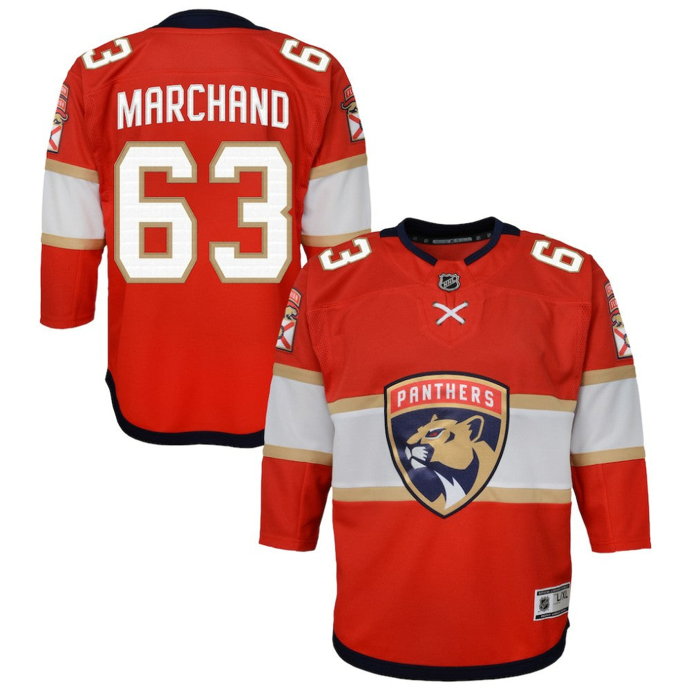 Brad Marchand Florida Panthers Outerstuff Youth Premier Player Jersey
