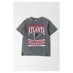 NFL Atlanta Falcons Gameday Couture Women's Oversized Classic Grind Washed T-Shirt