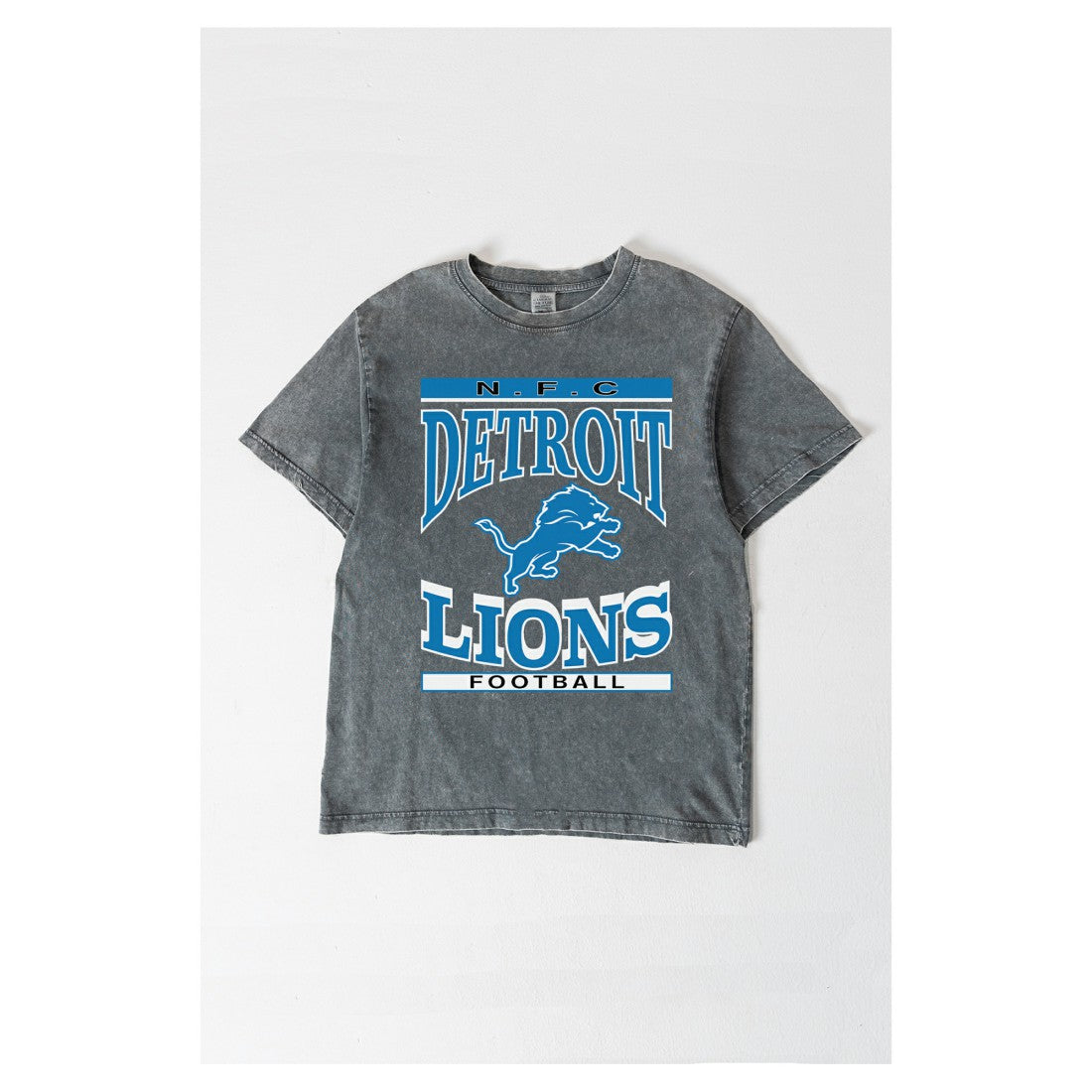 NFL Detroit Lions Gameday Couture Women's Oversized Classic Grind Washed T-Shirt