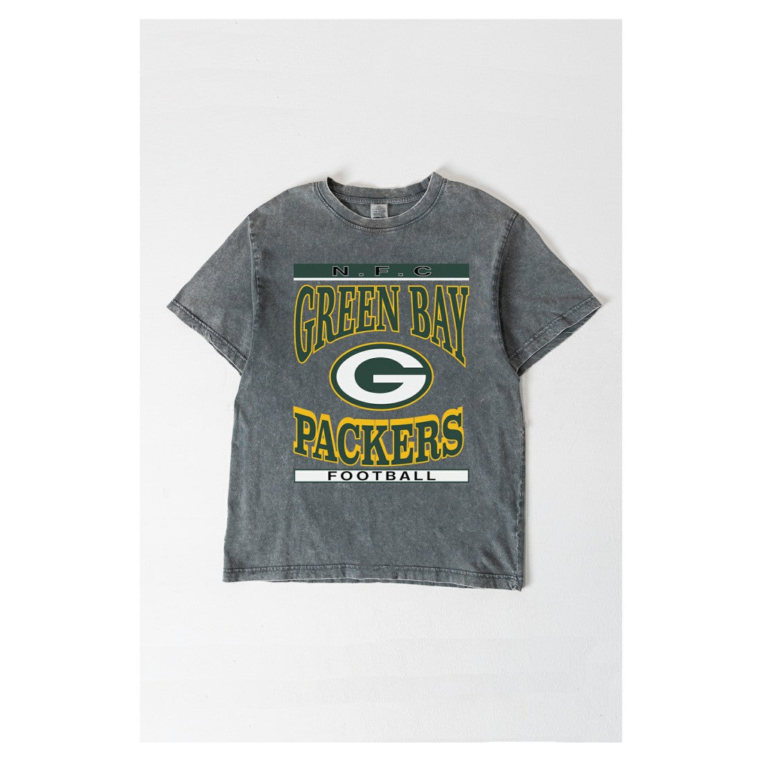 NFL Green Bay Packers Gameday Couture Women's Oversized Classic Grind Washed T-Shirt