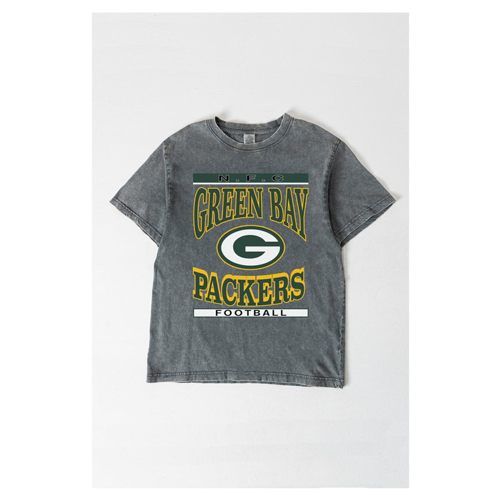 NFL Green Bay Packers Gameday Couture Women's Oversized Classic Grind Washed T-Shirt