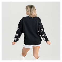 NFL Tampa Bay Buccaneers Gameday Couture Women's Pure Victory Rhinestud Star-Sleeve Pullover Sweatshirt