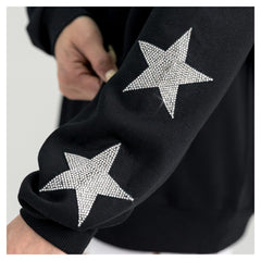 NFL Tampa Bay Buccaneers Gameday Couture Women's Pure Victory Rhinestud Star-Sleeve Pullover Sweatshirt