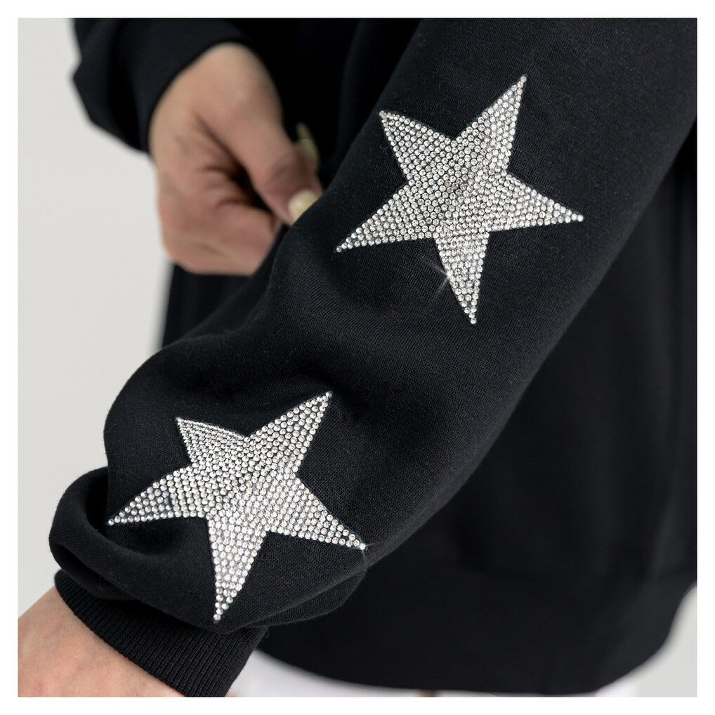 NFL Green Bay Packers Gameday Couture Women's Pure Victory Rhinestud Star-Sleeve Pullover Sweatshirt