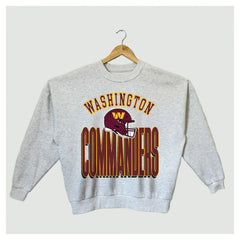 NFL Washington Commanders Gameday Couture Women's Fierce Focus Premium Oversized Fleece Pullover Sweatshirt