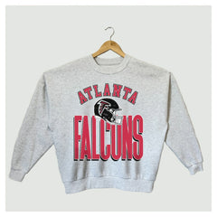 NFL Atlanta Falcons Gameday Couture Women's Fierce Focus Premium Oversized Fleece Pullover Sweatshirt