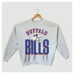 NFL Buffalo Bills Gameday Couture Women's Fierce Focus Premium Oversized Fleece Pullover Sweatshirt