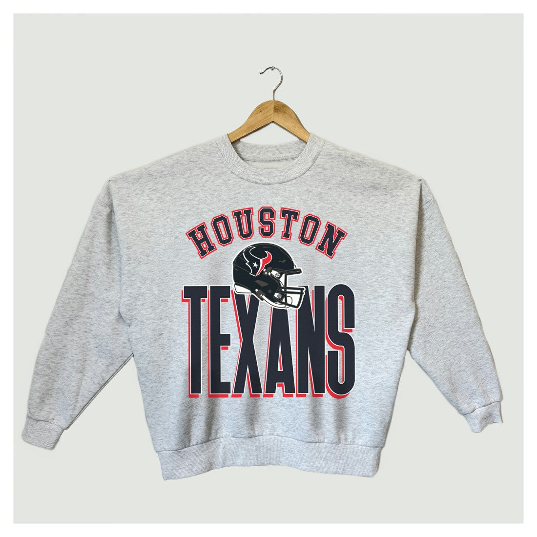 NFL Houston Texans Gameday Couture Women's Fierce Focus Premium Oversized Fleece Pullover Sweatshirt