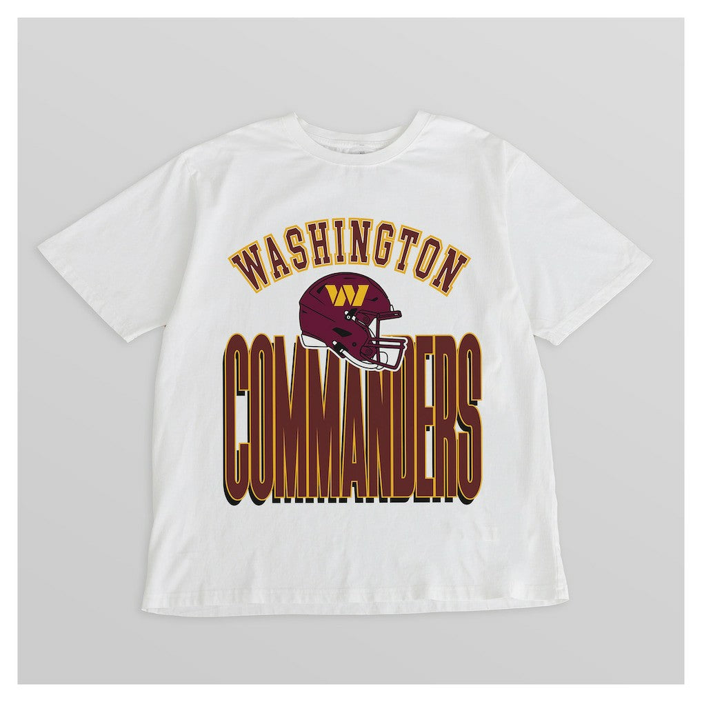 NFL Washington Commanders Gameday Couture Women's Oversized Classic Fierce Focus T-Shirt