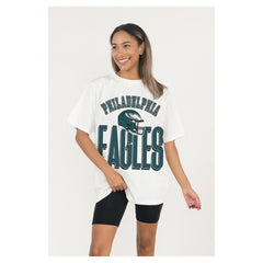 NFL Philadelphia Eagles Gameday Couture Women's Oversized Classic Fierce Focus T-Shirt