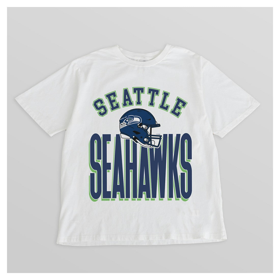 NFL Seattle Seahawks Gameday Couture Women's Oversized Classic Fierce Focus T-Shirt