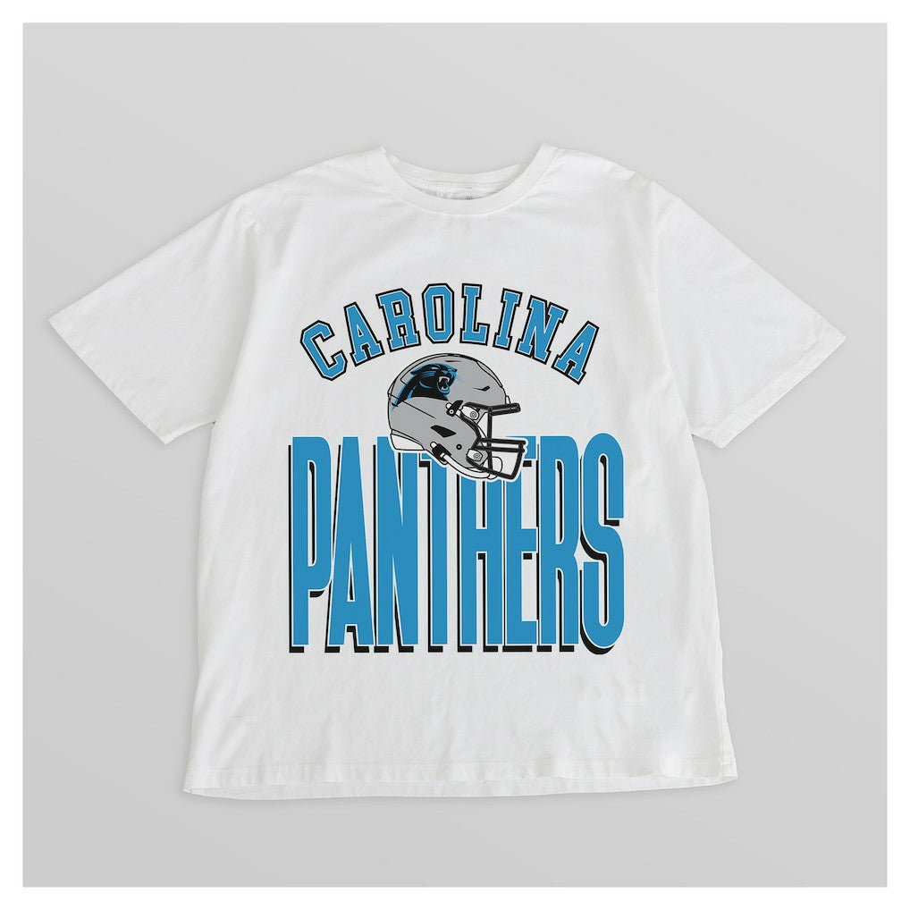 NFL Carolina Panthers Gameday Couture Women's Oversized Classic Fierce Focus T-Shirt