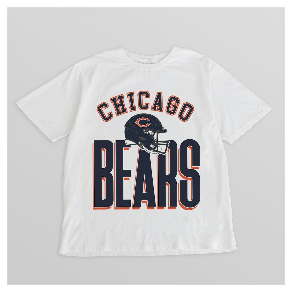 NFL Chicago Bears Gameday Couture Women's Oversized Classic Fierce Focus T-Shirt