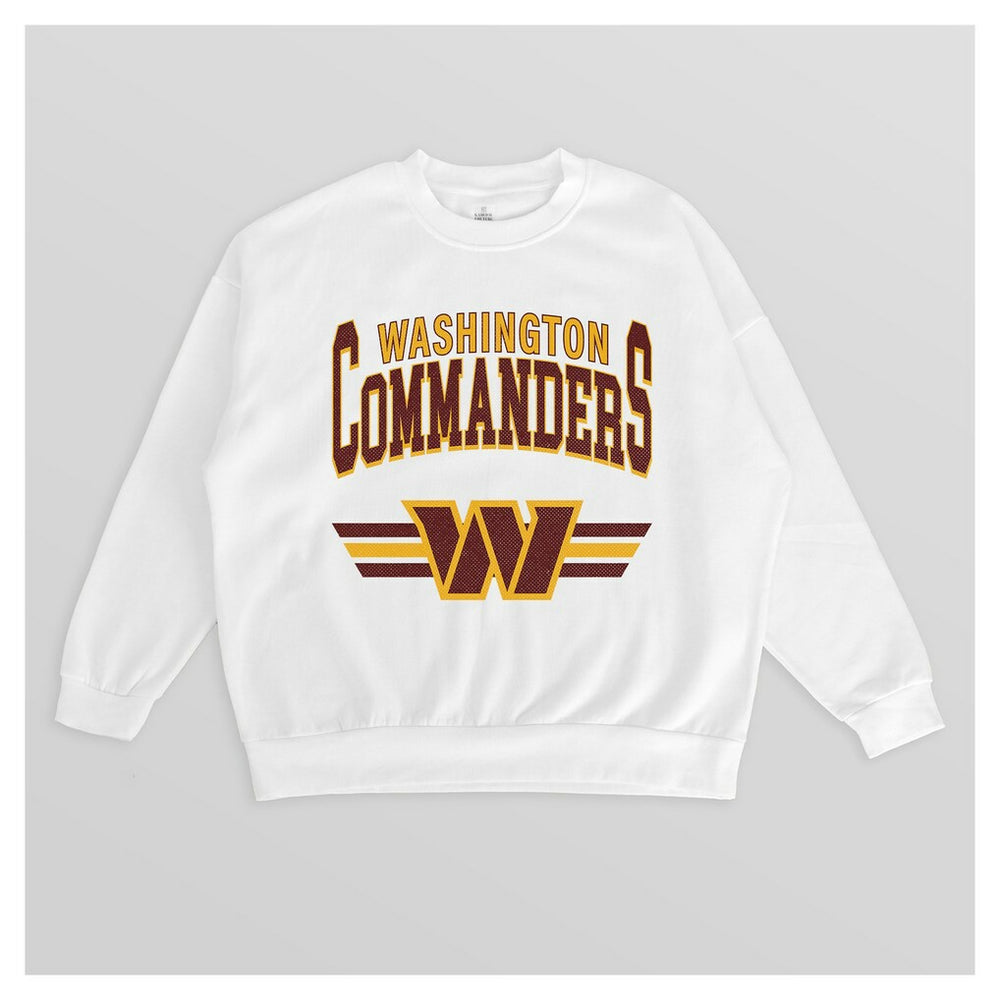 NFL Washington Commanders Gameday Couture Women's Swift Strike Premium Oversized Fleece Pullover Sweatshirt