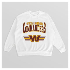 NFL Washington Commanders Gameday Couture Women's Swift Strike Premium Oversized Fleece Pullover Sweatshirt