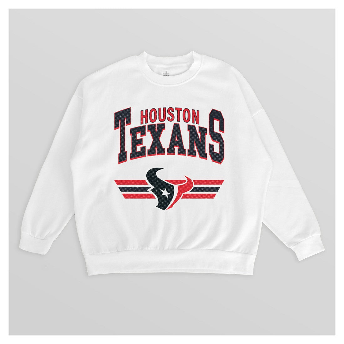 NFL Houston Texans Gameday Couture Women's Swift Strike Premium Oversized Fleece Pullover Sweatshirt