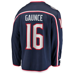 Brendan Gaunce Columbus Blue Jackets Fanatics Home Breakaway Jersey