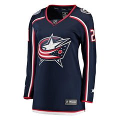 Isac Lundestrom Columbus Blue Jackets Fanatics Women's Home Breakaway Jersey