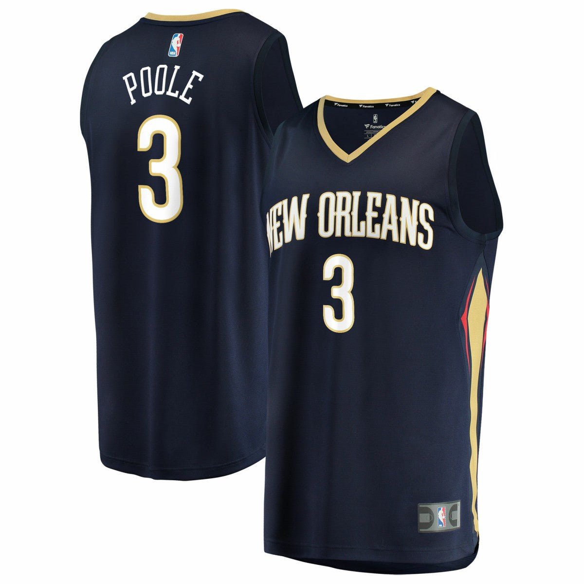 Jordan Poole New Orleans Pelicans Fast Break Replica Jersey - Navy - Icon Edition | Fanatics shop