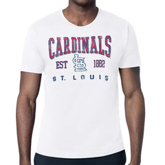 St. Louis Cardinals Starter Distressed Logo T-Shirt - White