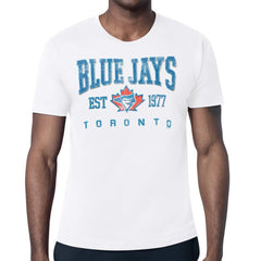 Toronto Blue Jays Starter Distressed Logo T-Shirt - White