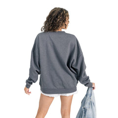 NFL Philadelphia Eagles Gameday Couture Women's Long Weekends Oversized Premium Fleece Pullover Sweatshirt